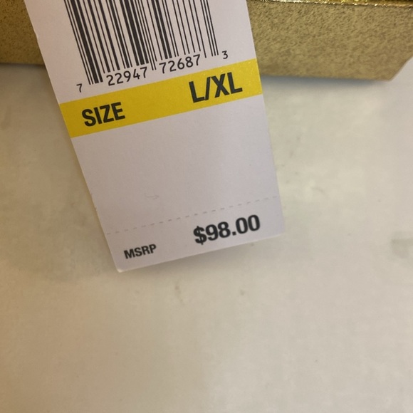 New Michael Kors Logo Belt brown w Gold Hardware - Picture 4 of 6